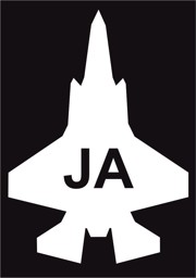 Bild von JA zum F-35 Lightning II Flugzeug Autoaufkleber